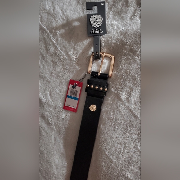 NWT- Vince Camuto Belt, Size Medium, Black - Picture 2 of 6